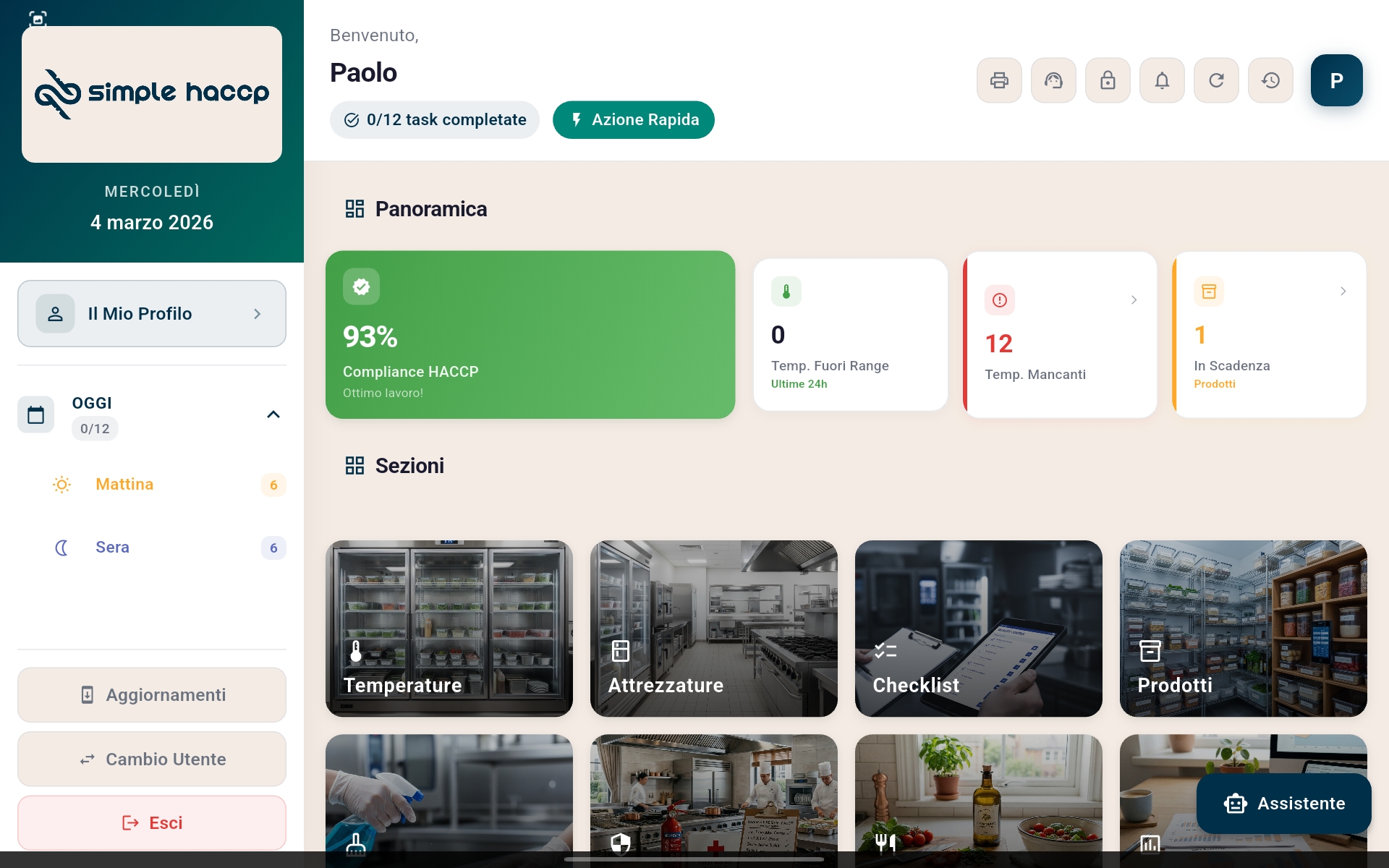SimpleHACCP Premium — Tablet Landscape